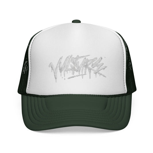 Graffiti Drip Trucker Cap - Urban Streetwear Mesh Hat