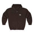 Plain White Full-Zip Hoodie