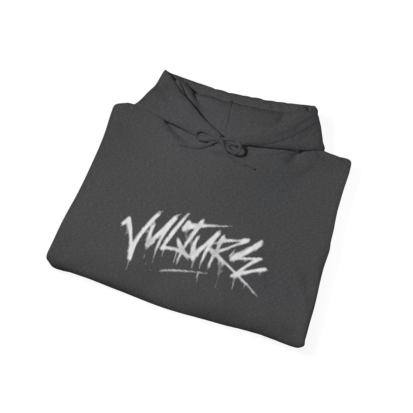 Hoodie — 'Mistakes' Graffiti Script Black Pullover