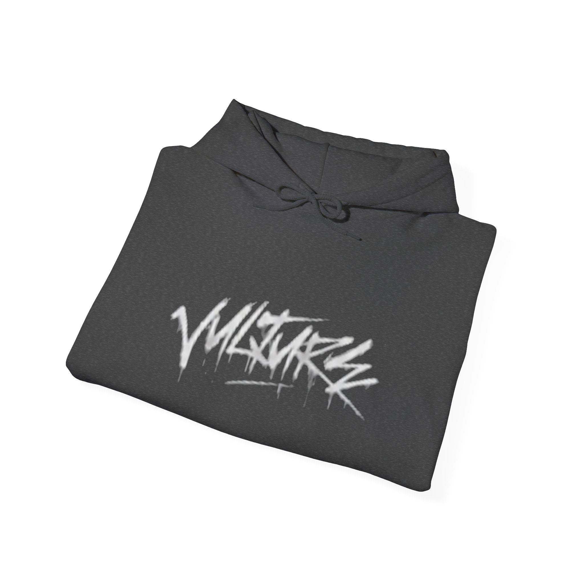 Hoodie — 'Mistakes' Graffiti Script Black Pullover