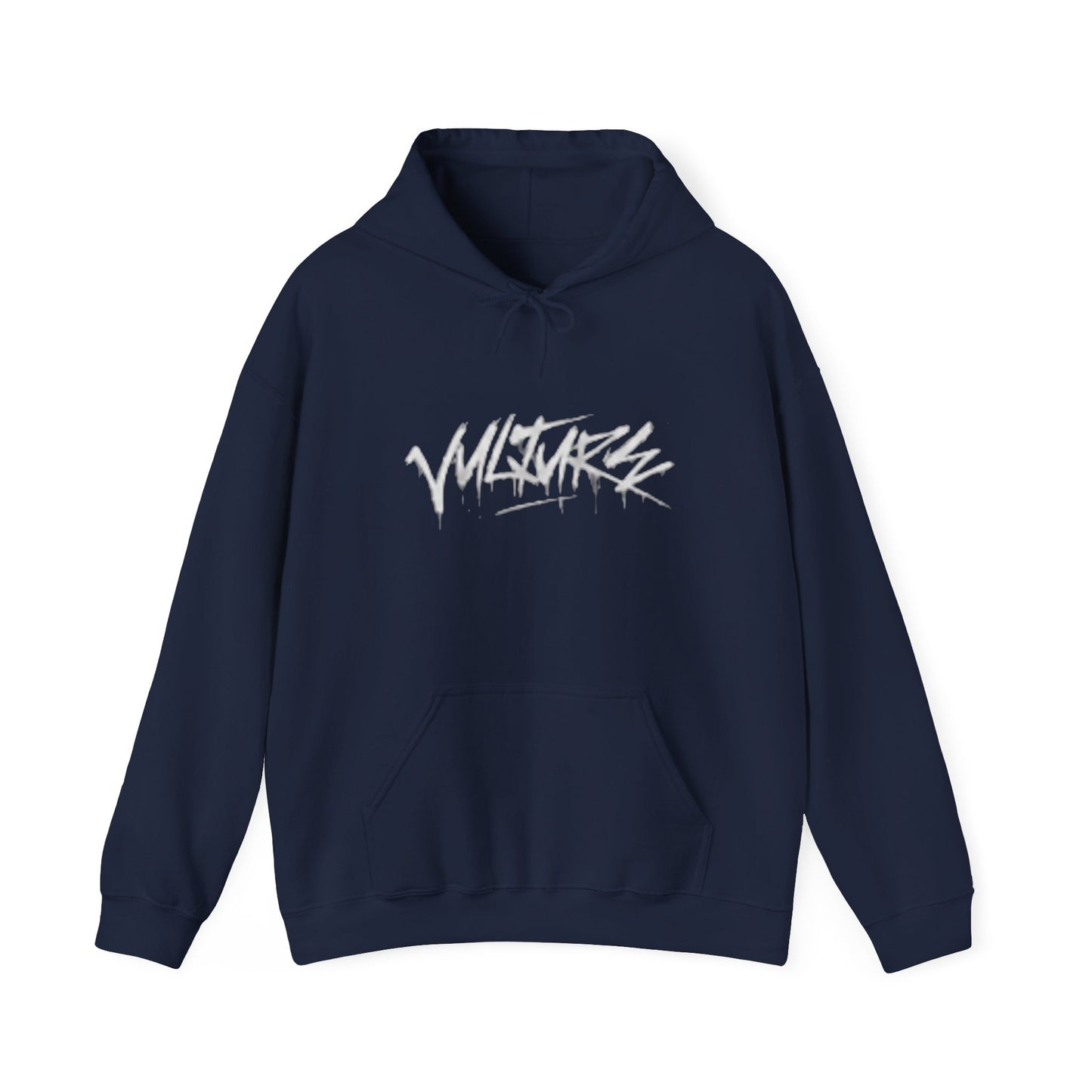 Hoodie — 'Mistakes' Graffiti Script Black Pullover