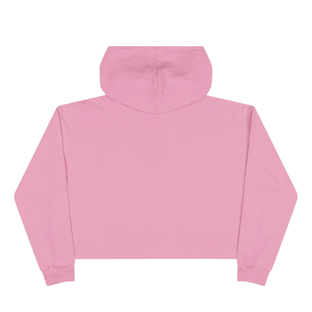 Cropped Hoodie — Minimal Monochrome Graffiti Logo