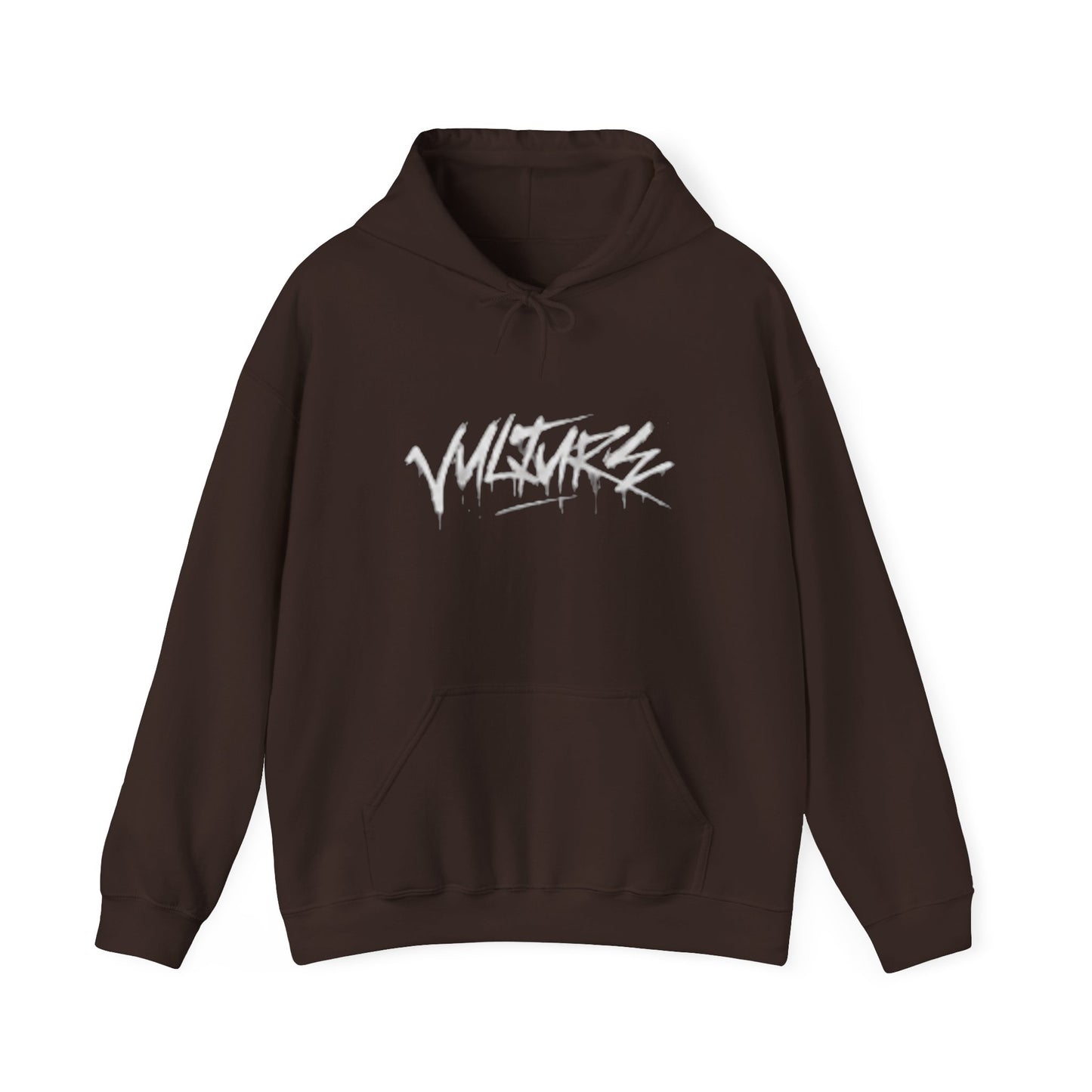 Hoodie — 'Mistakes' Graffiti Script Black Pullover