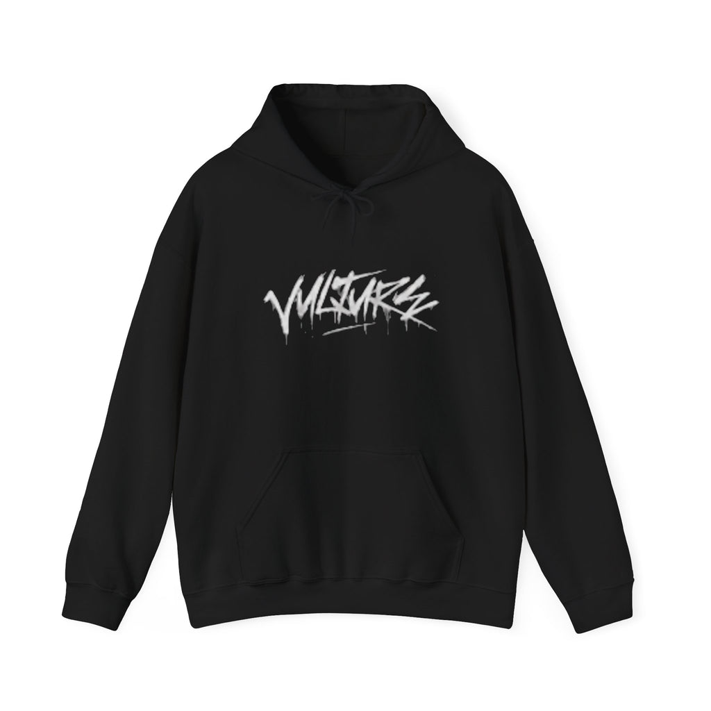 Hoodie — 'Mistakes' Graffiti Script Black Pullover