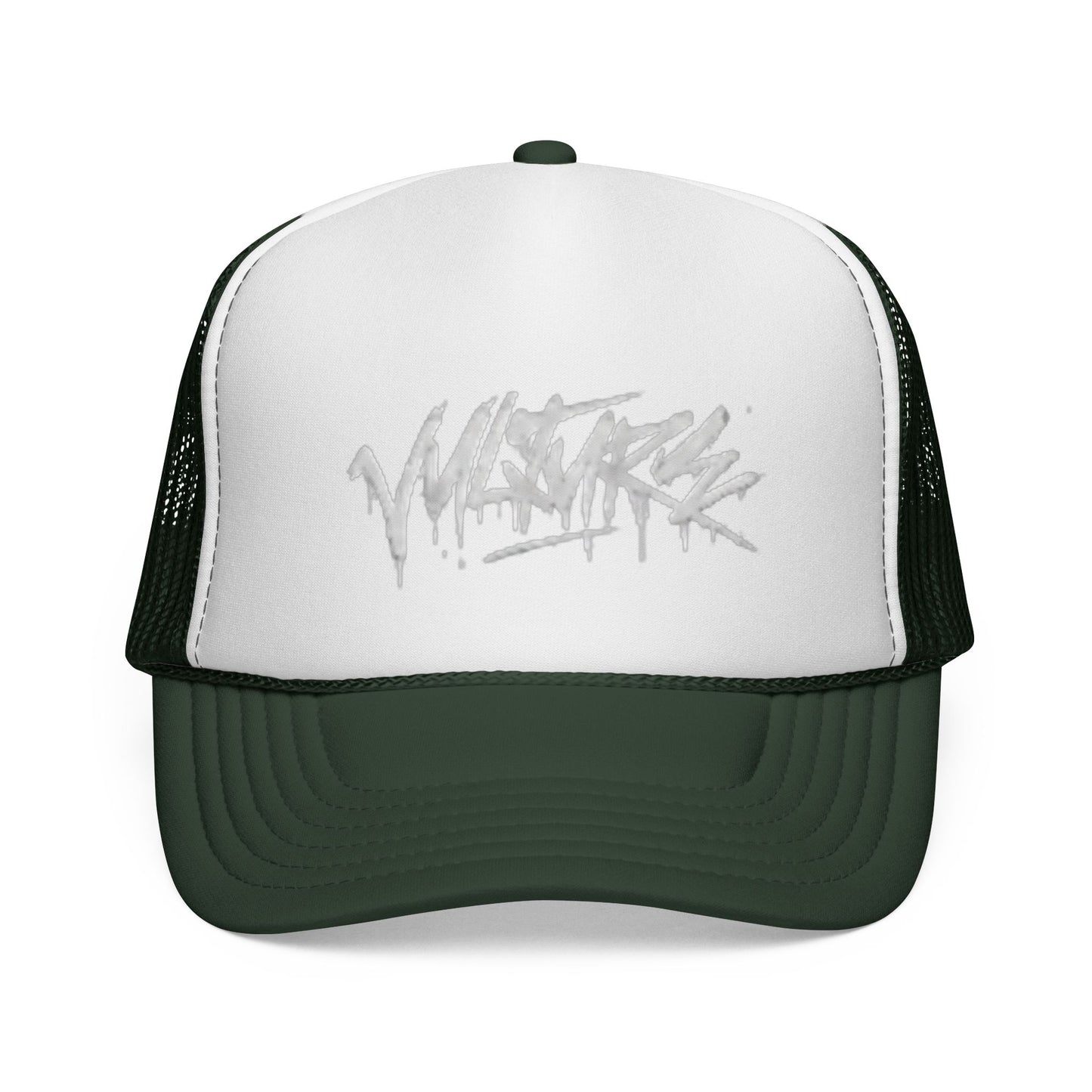 Graffiti Drip Trucker Cap - Urban Streetwear Mesh Hat