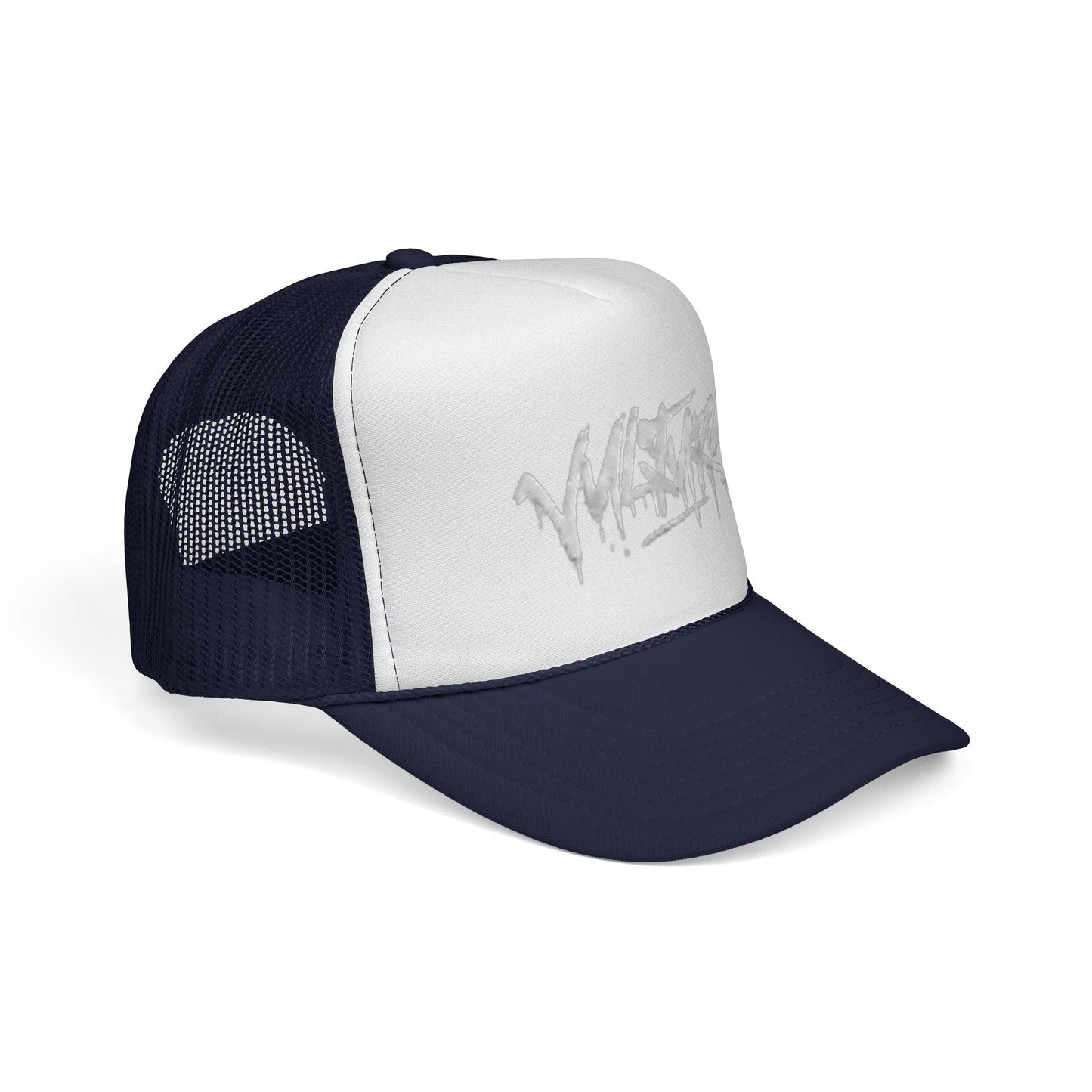 Graffiti Drip Trucker Cap - Urban Streetwear Mesh Hat