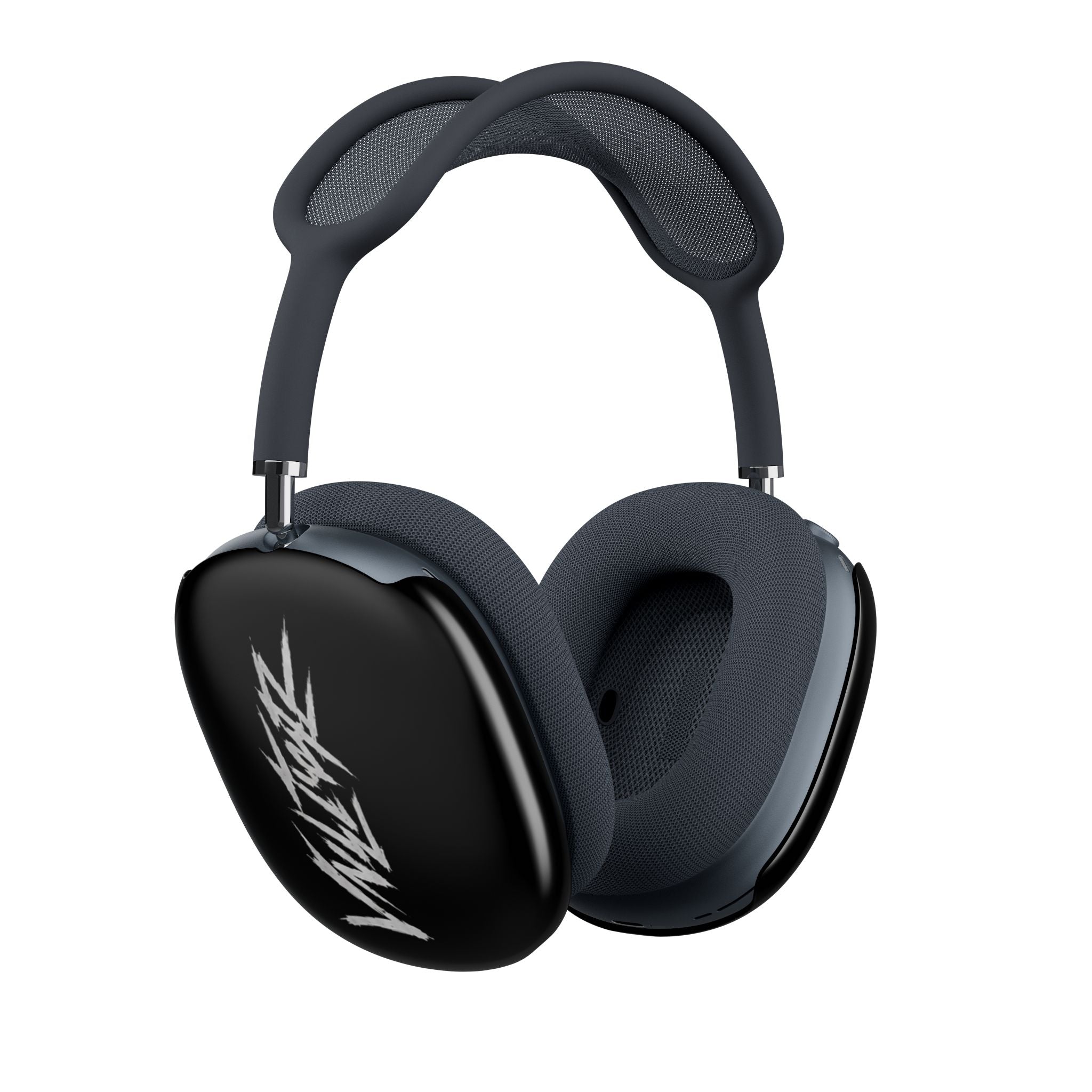 AirPods Max Case — Black Graffiti Logo Protective Shell