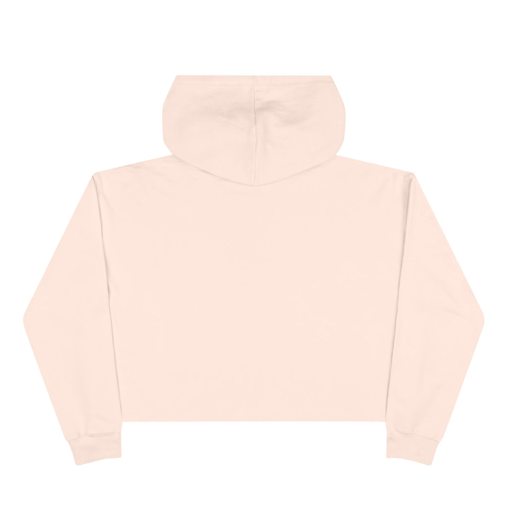 Cropped Hoodie — Minimal Monochrome Graffiti Logo