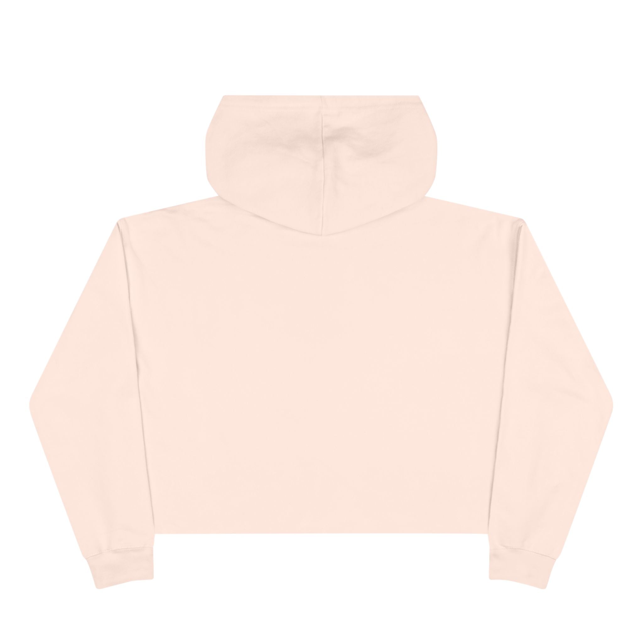Cropped Hoodie — Minimal Monochrome Graffiti Logo