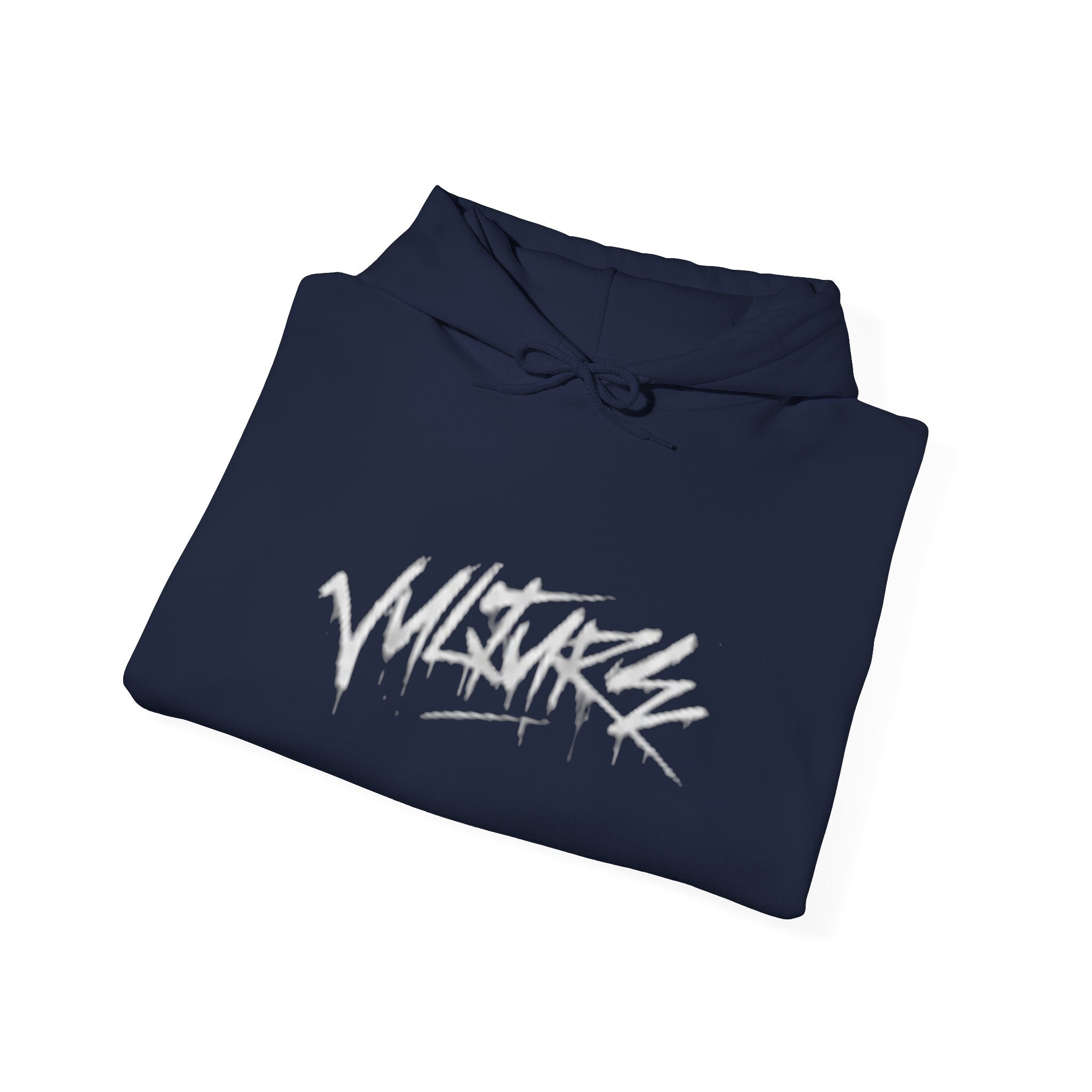Hoodie — 'Mistakes' Graffiti Script Black Pullover
