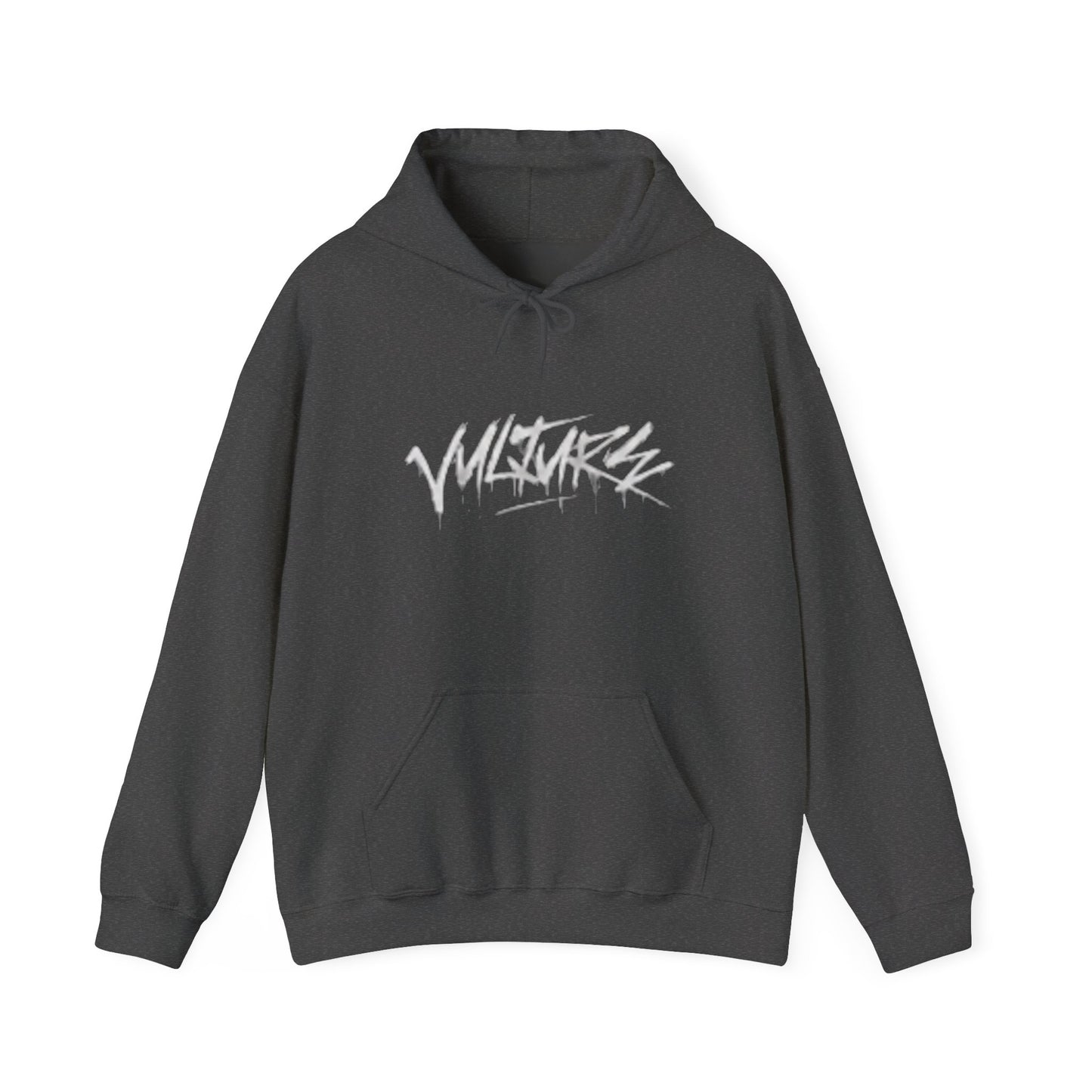 Hoodie — 'Mistakes' Graffiti Script Black Pullover