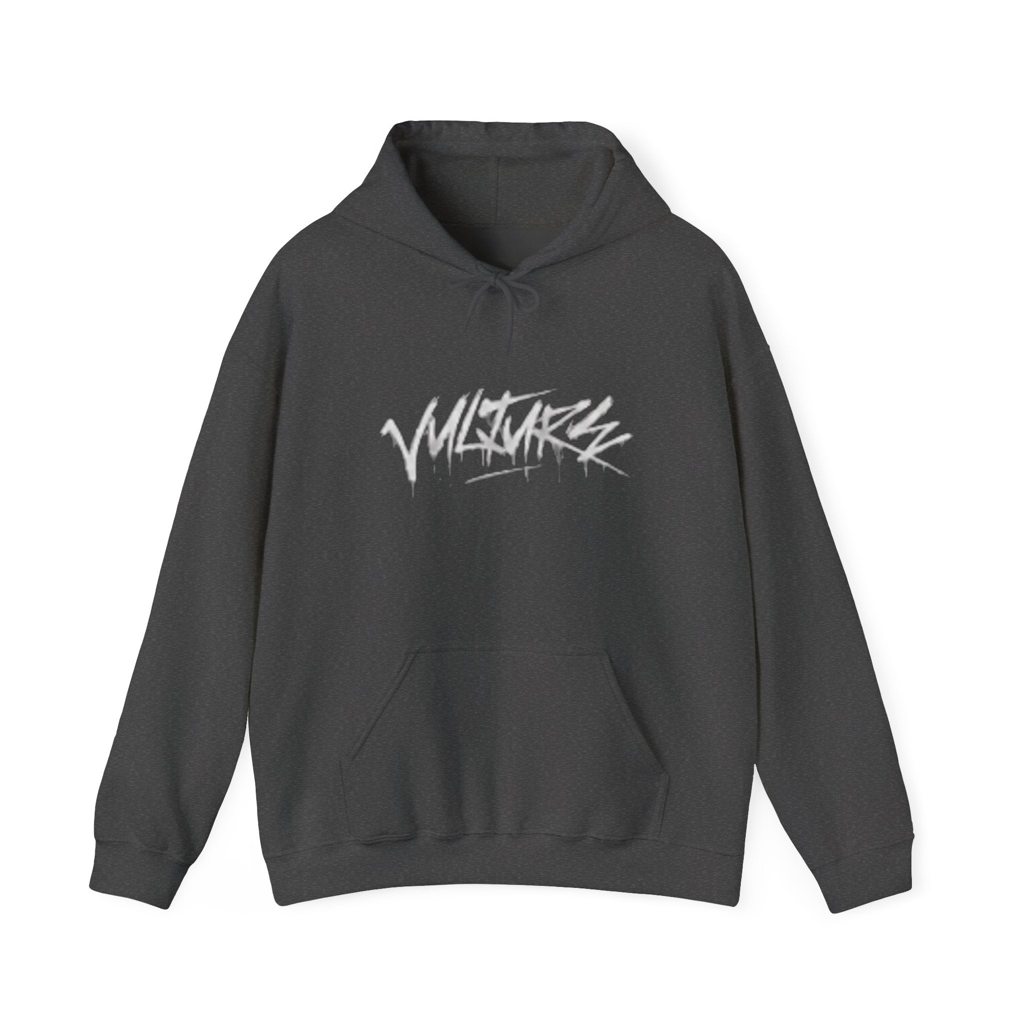 Hoodie — 'Mistakes' Graffiti Script Black Pullover