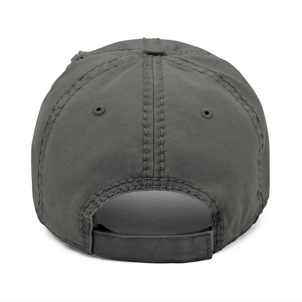 Distressed Embroidered 'Vulture' Dad Hat — Vintage Streetwear Cap