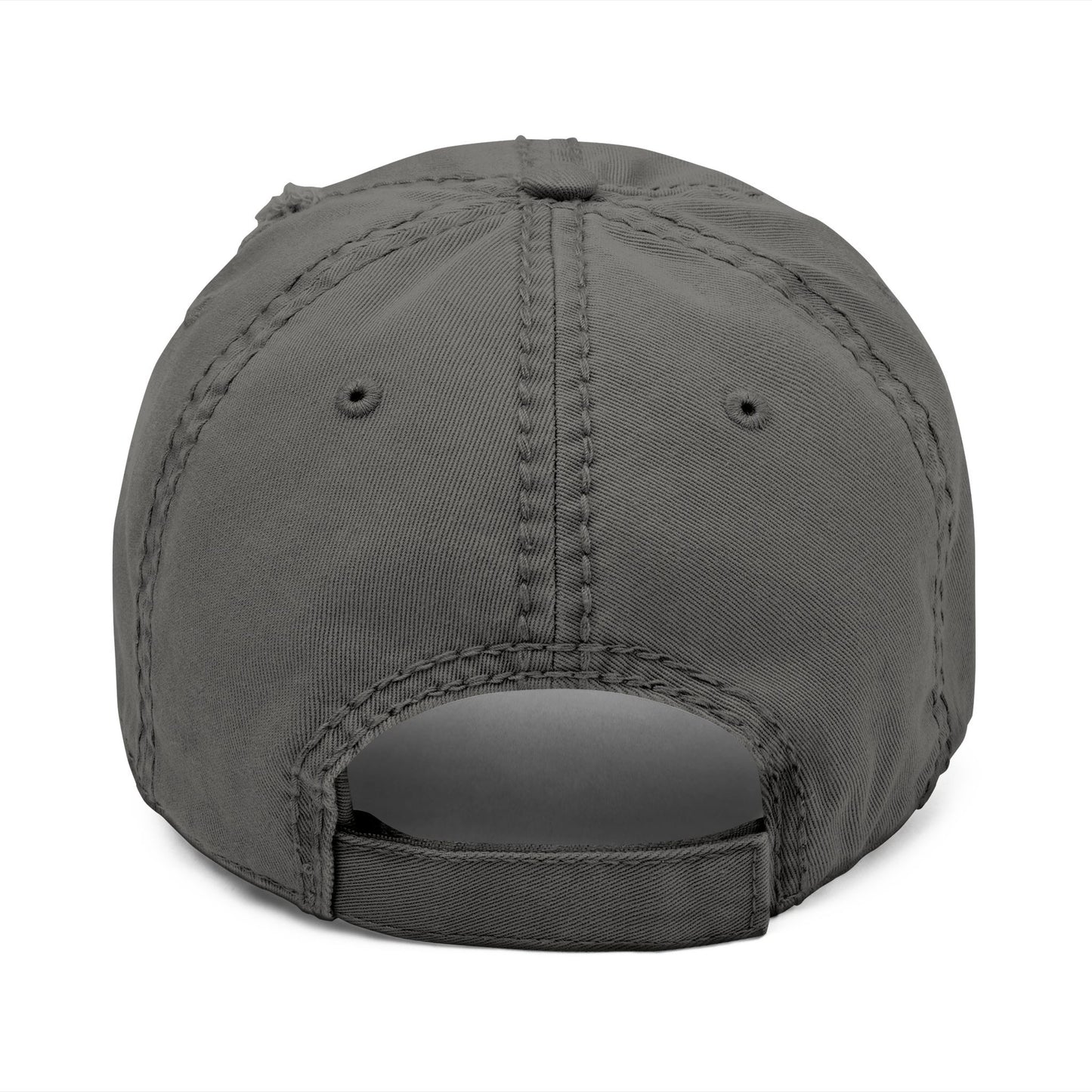 Distressed Embroidered 'Vulture' Dad Hat — Vintage Streetwear Cap