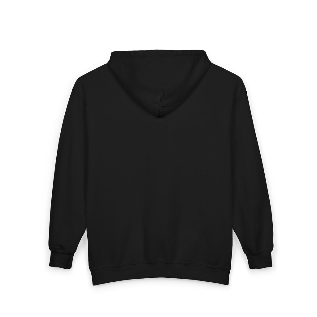 Plain White Full-Zip Hoodie