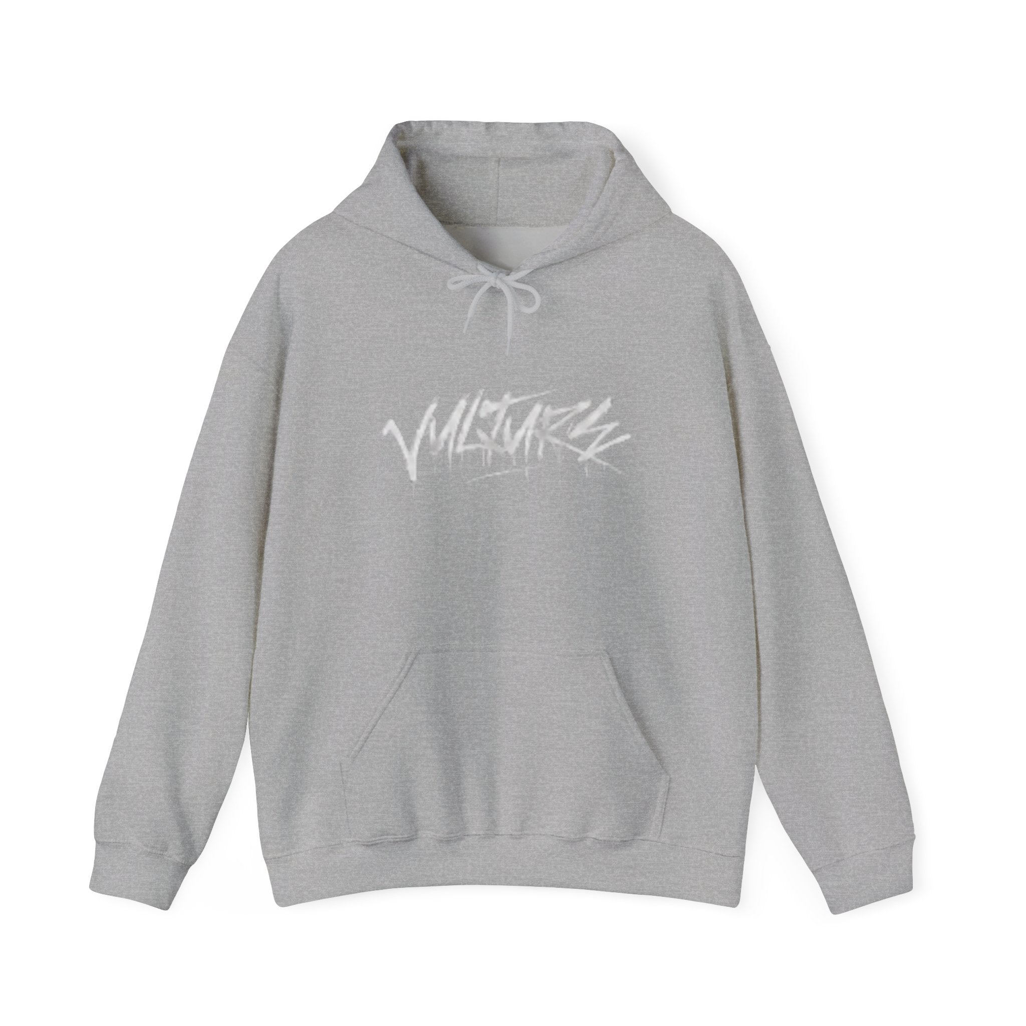Hoodie — 'Mistakes' Graffiti Script Black Pullover