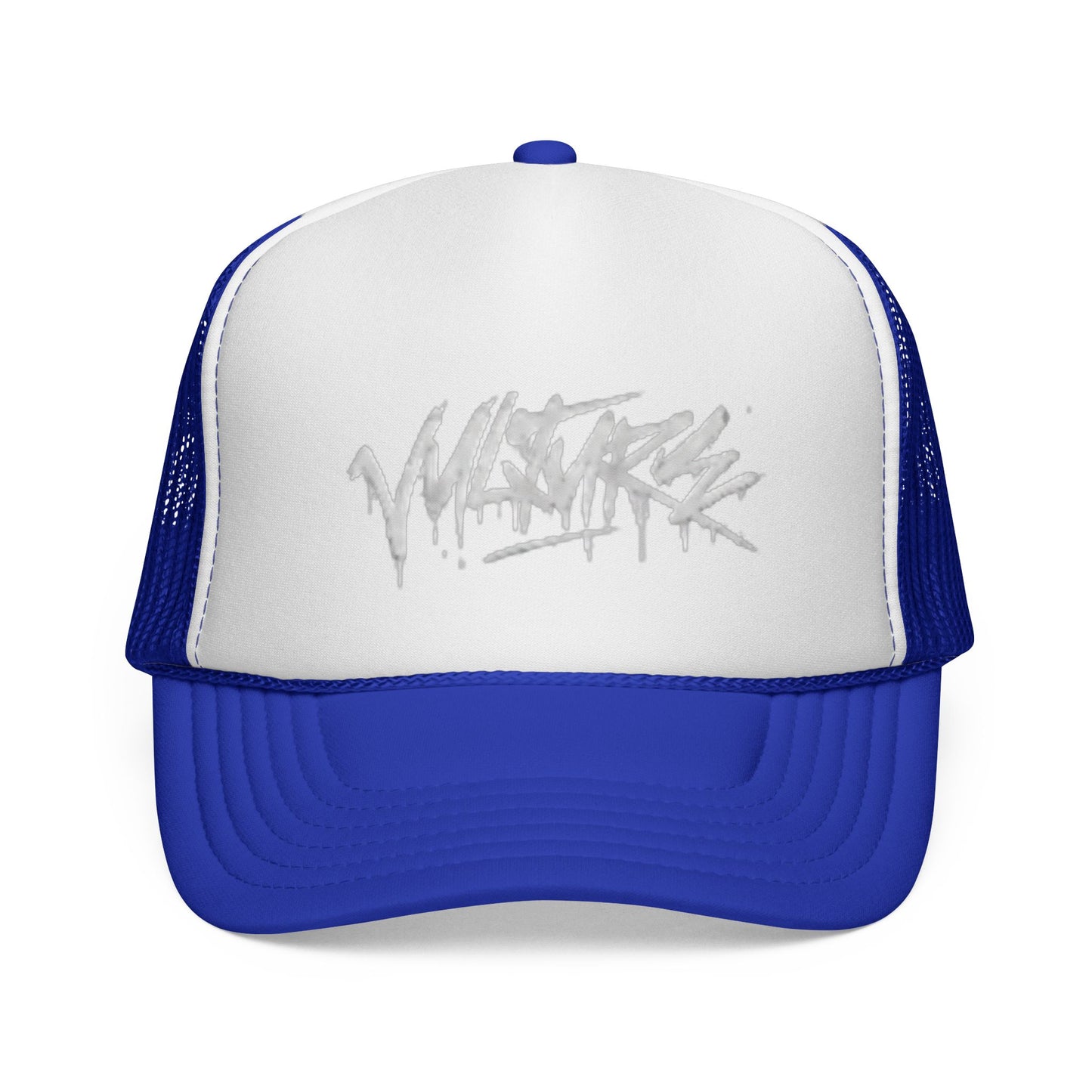 Graffiti Drip Trucker Cap - Urban Streetwear Mesh Hat