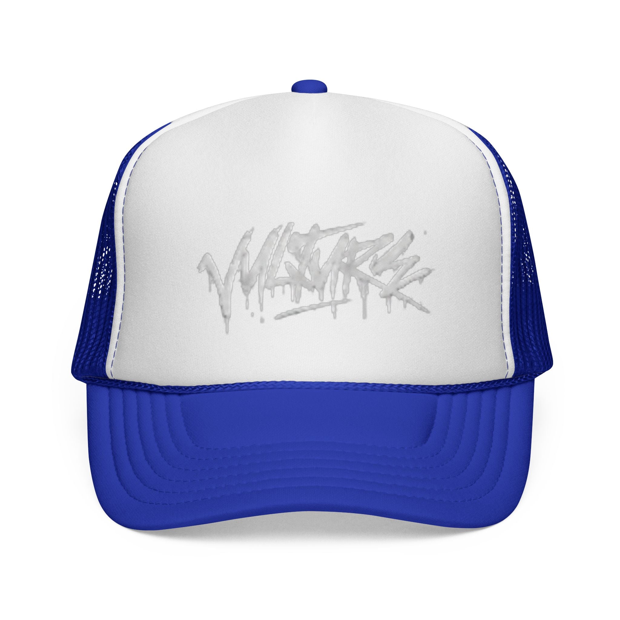 Graffiti Drip Trucker Cap - Urban Streetwear Mesh Hat