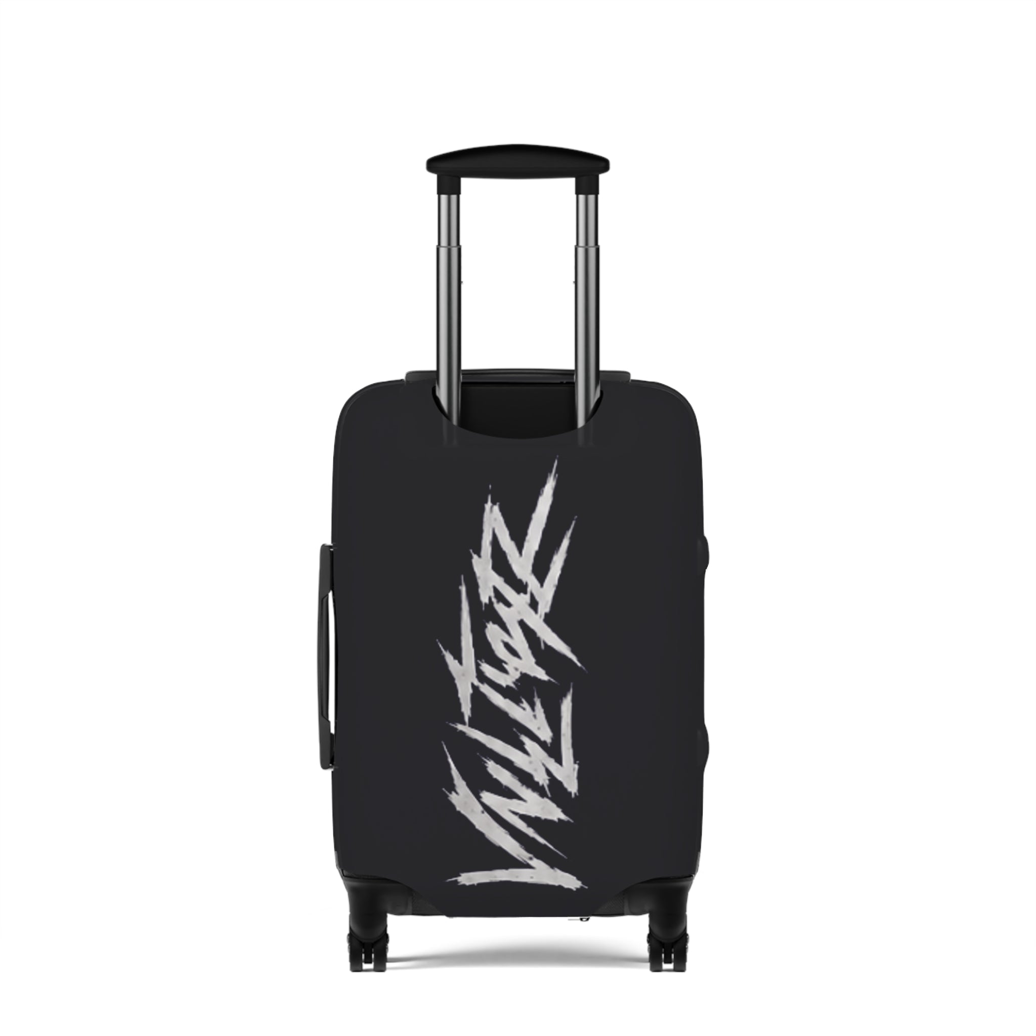 Graffiti-Style Luggage Cover — Urban Street Art Protective Travel Case