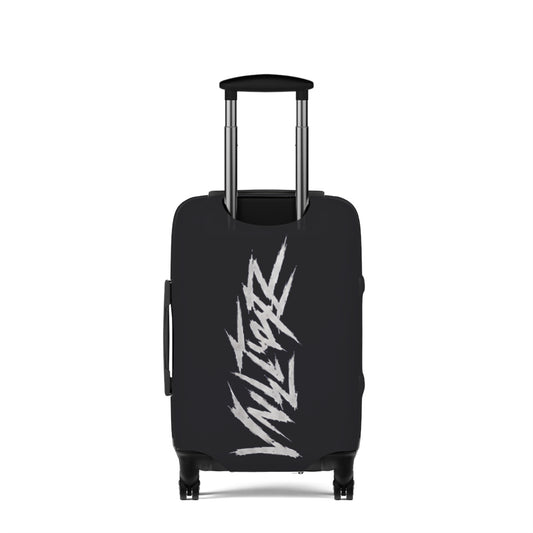 Graffiti-Style Luggage Cover — Urban Street Art Protective Travel Case