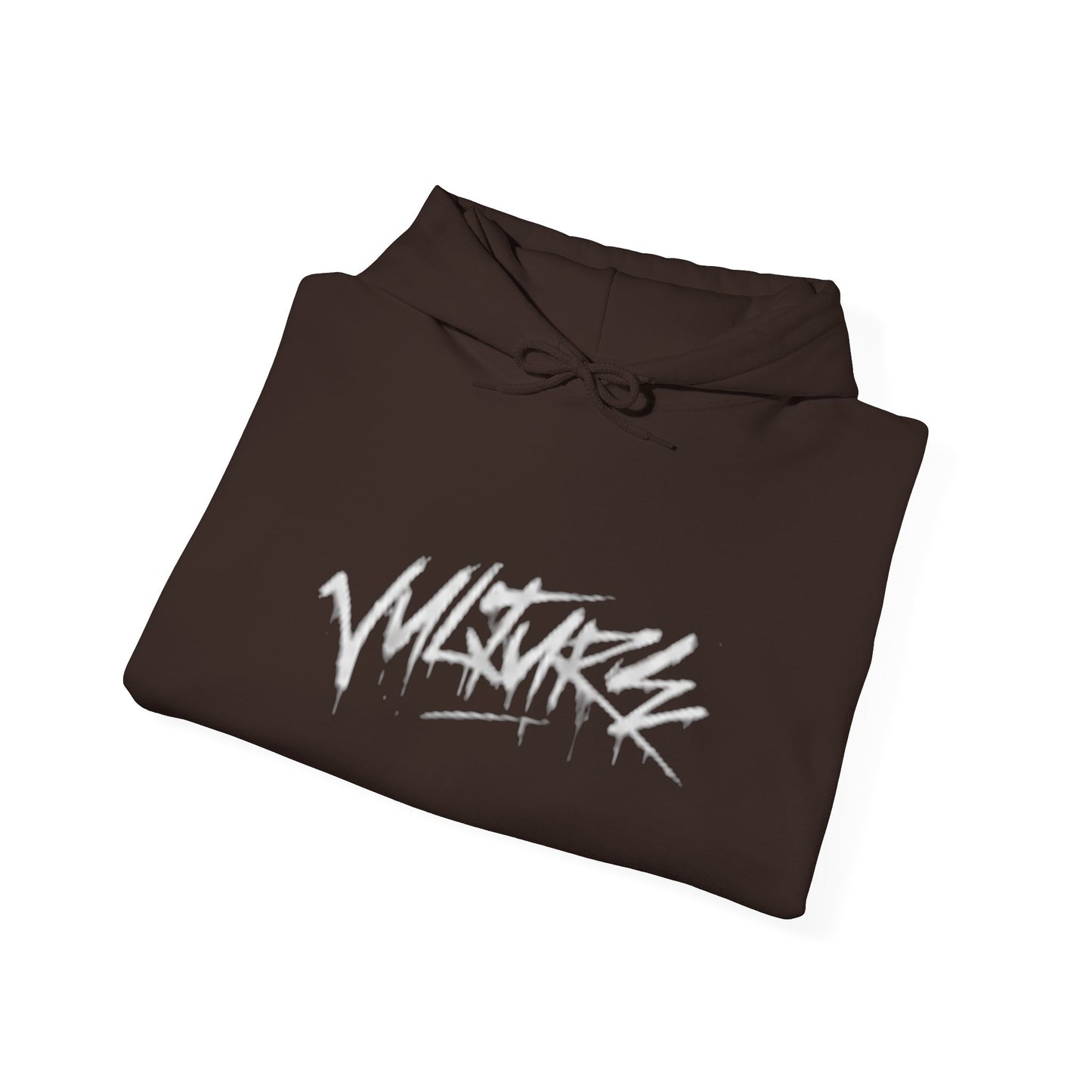 Hoodie — 'Mistakes' Graffiti Script Black Pullover