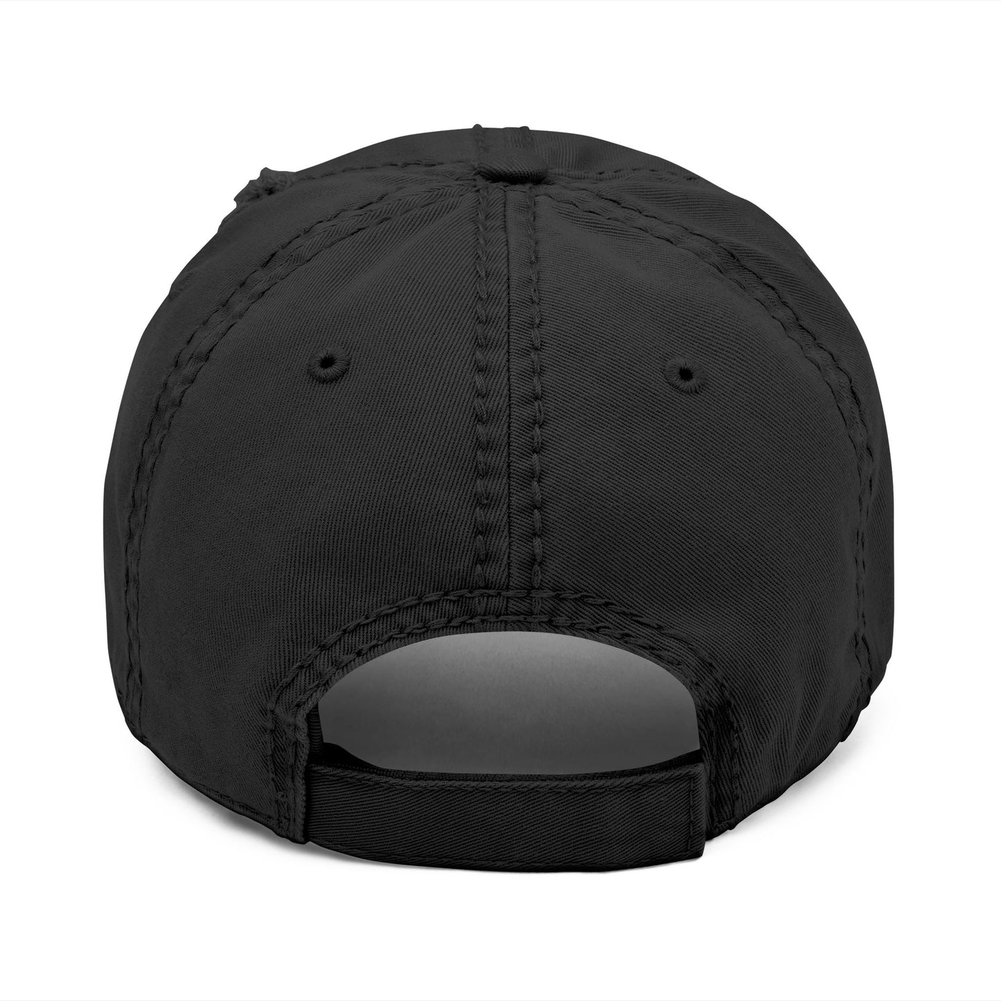 Distressed Embroidered 'Vulture' Dad Hat — Vintage Streetwear Cap