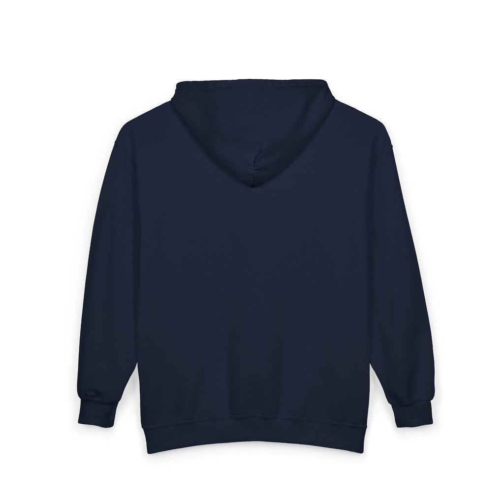 Plain White Full-Zip Hoodie