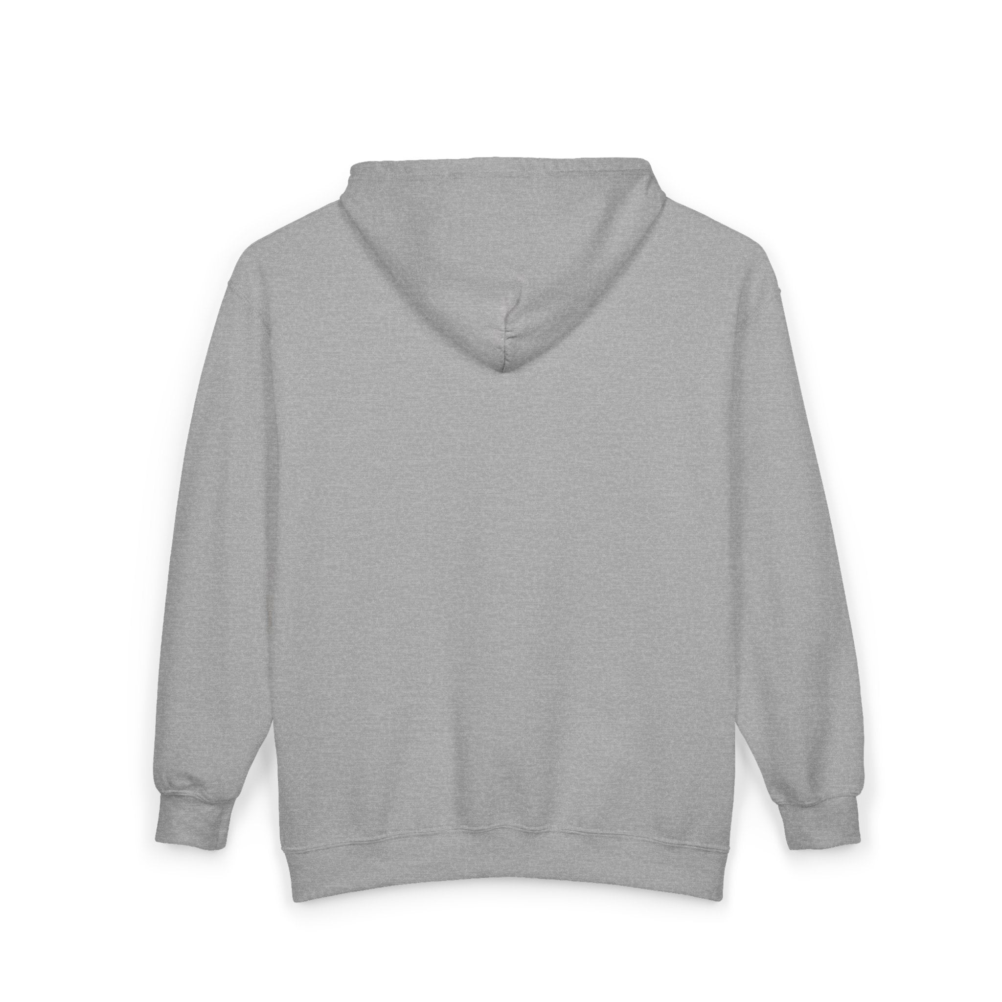 Plain White Full-Zip Hoodie