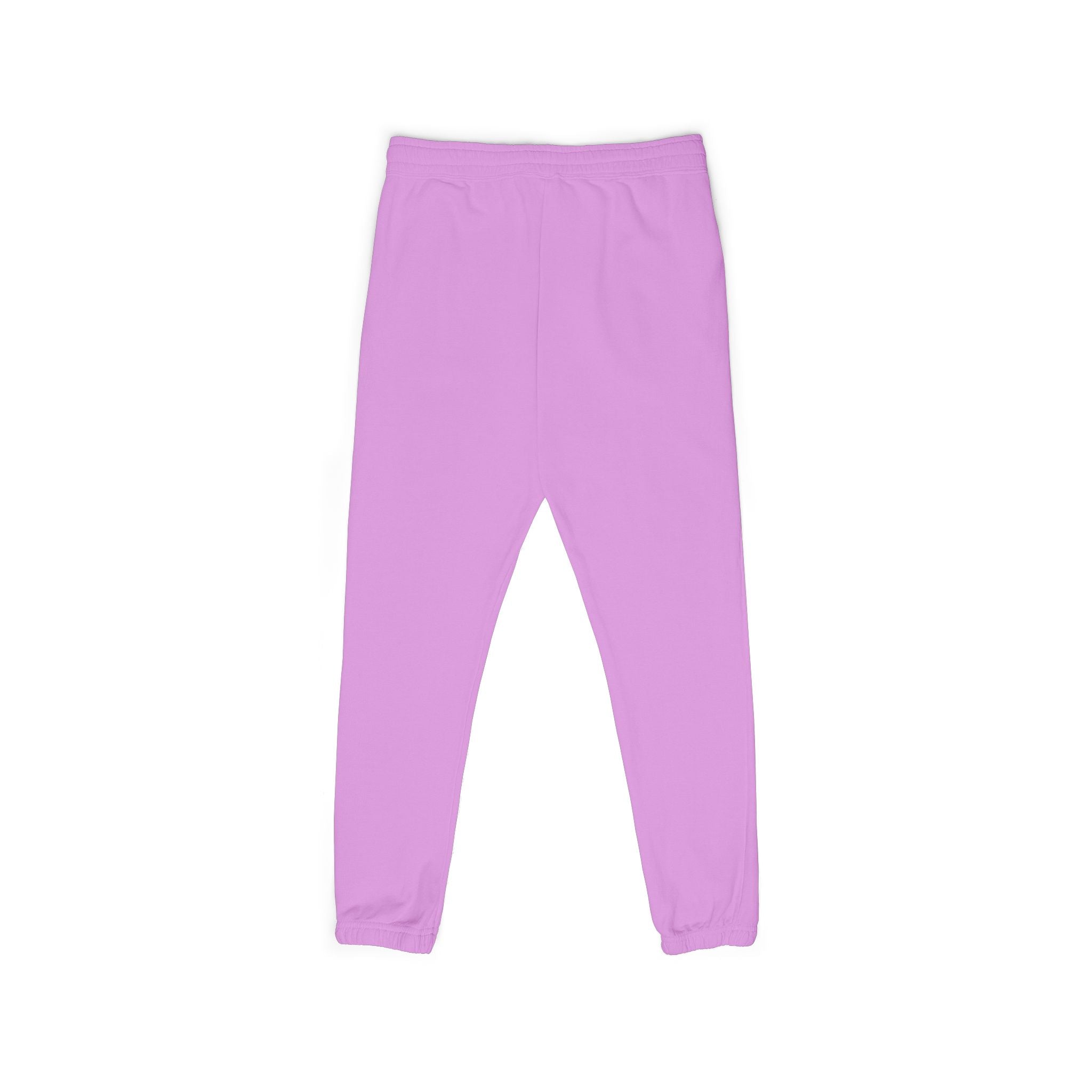 Fleece Sweatpants — Minimal Leaf Graphic Joggers