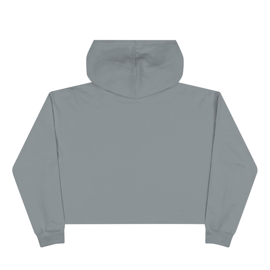 Cropped Hoodie — Minimal Monochrome Graffiti Logo