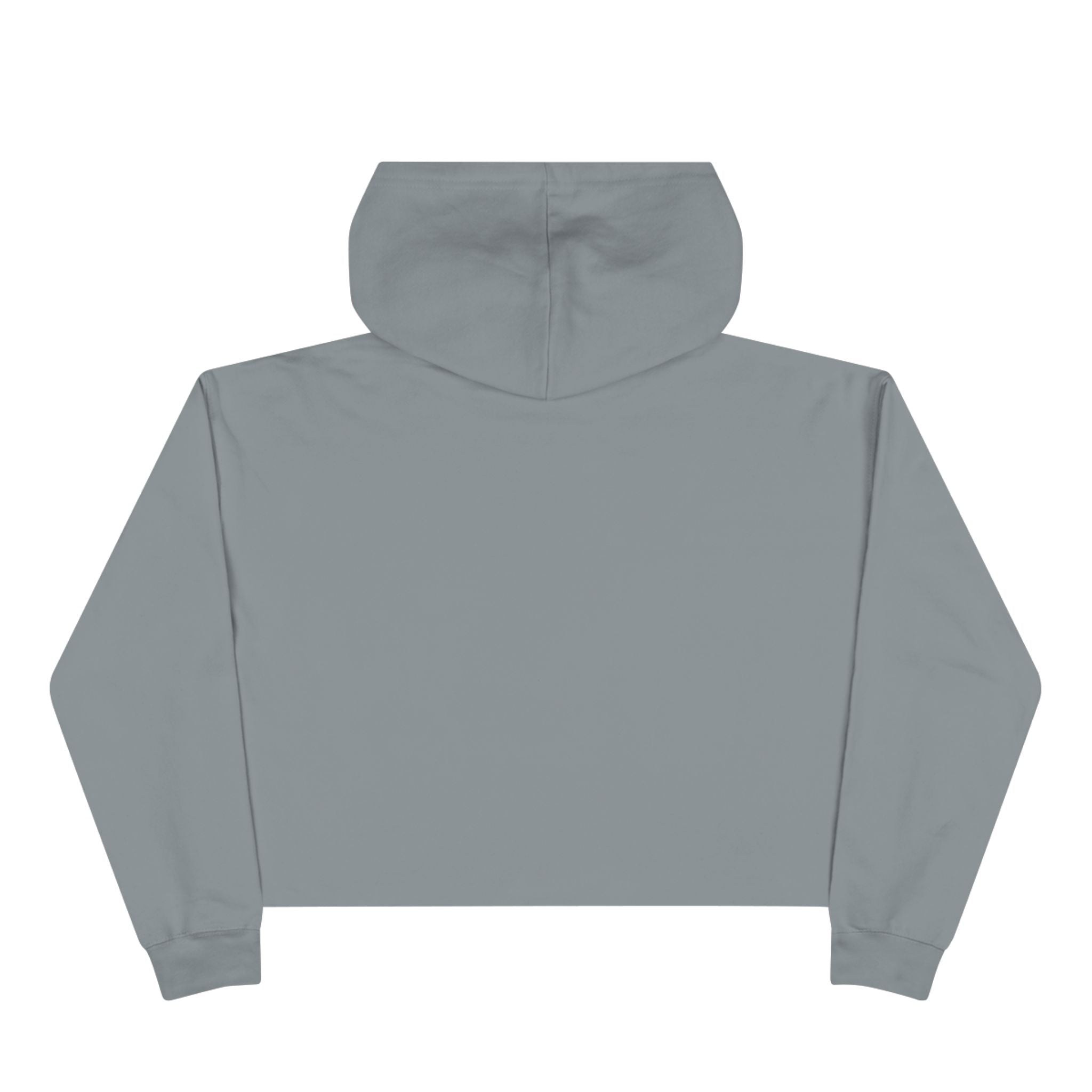 Cropped Hoodie — Minimal Monochrome Graffiti Logo