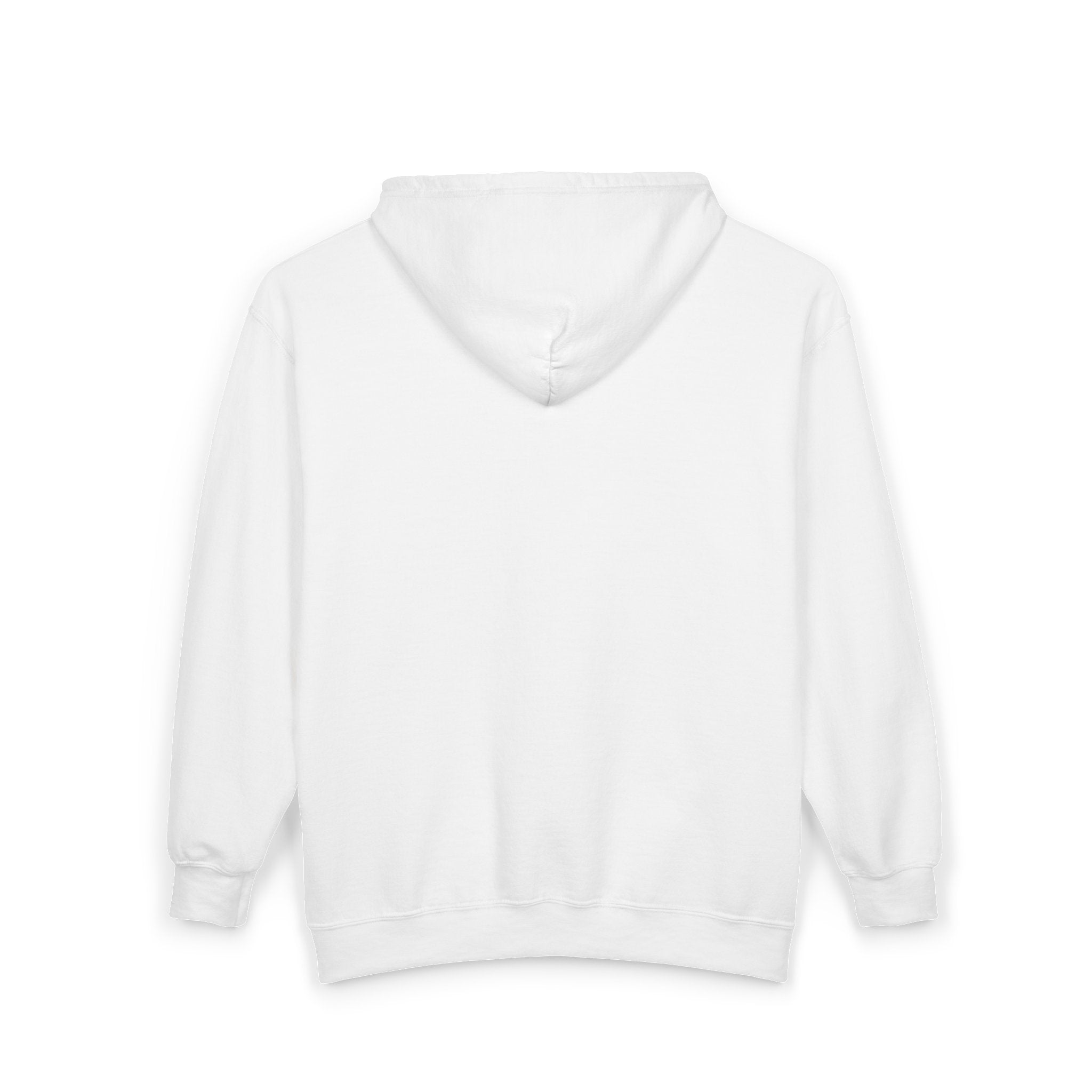 Plain White Full-Zip Hoodie