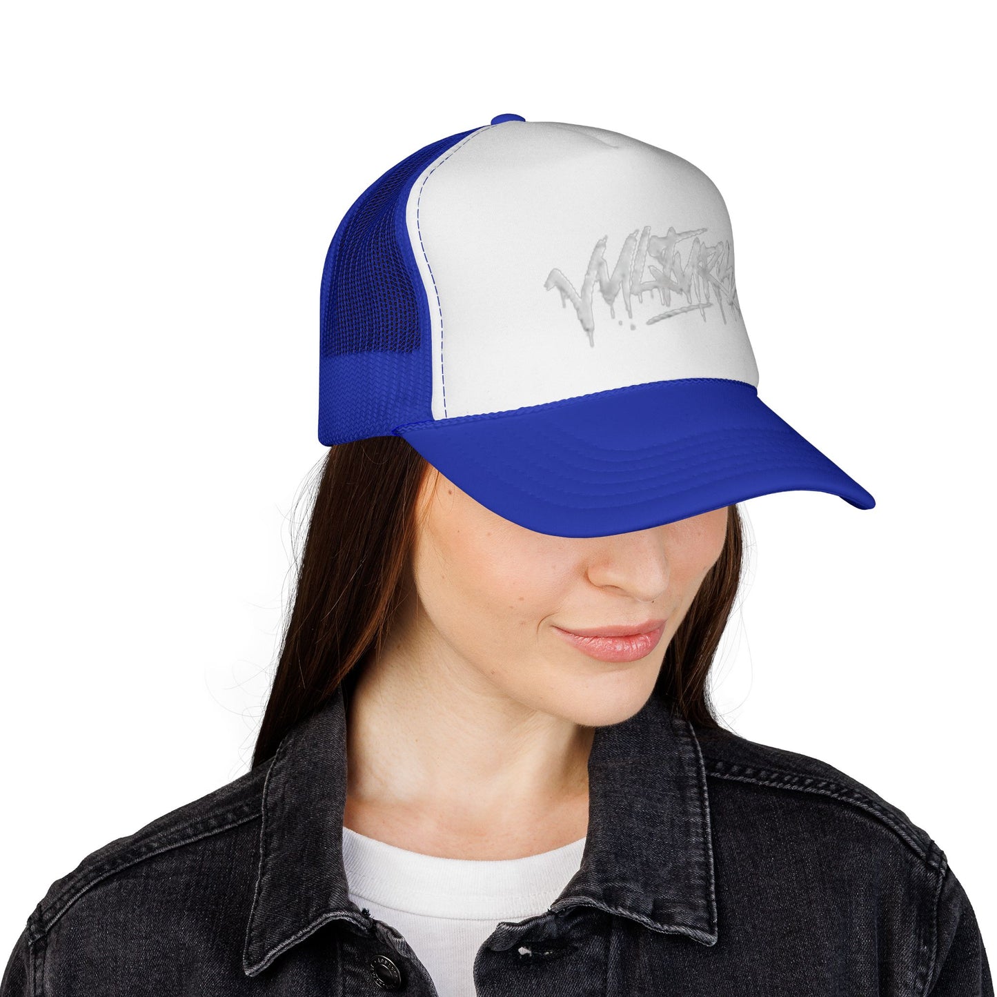 Graffiti Drip Trucker Cap - Urban Streetwear Mesh Hat