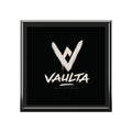 Vaulta Logo Jewelry Box — Elegant Black Keepsake Box