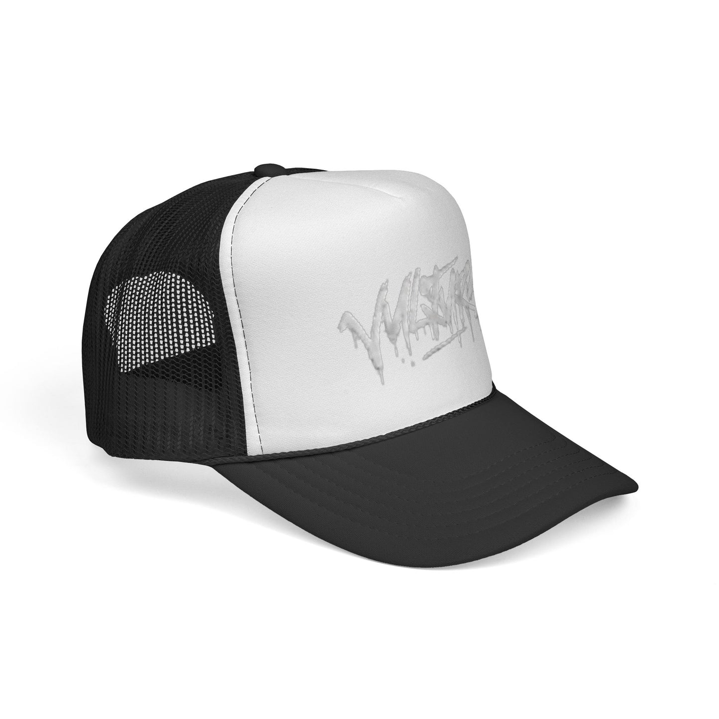 Graffiti Drip Trucker Cap - Urban Streetwear Mesh Hat