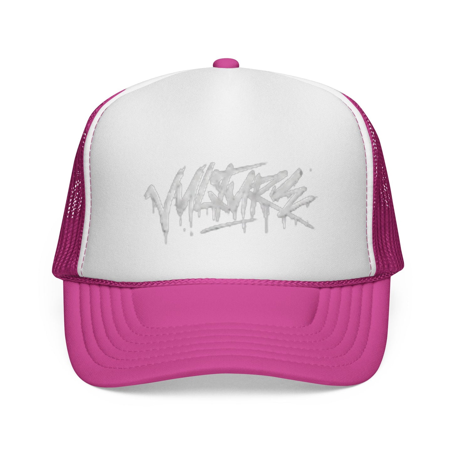 Graffiti Drip Trucker Cap - Urban Streetwear Mesh Hat