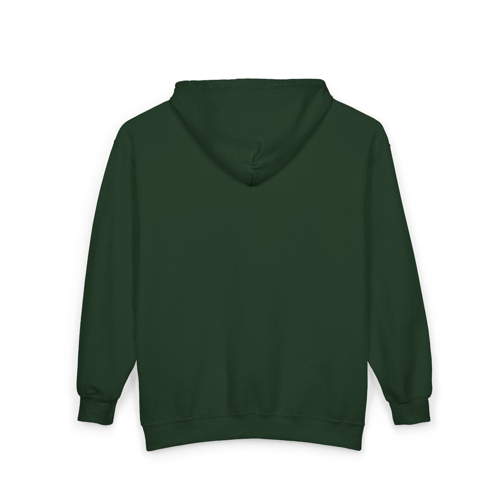 Plain White Full-Zip Hoodie