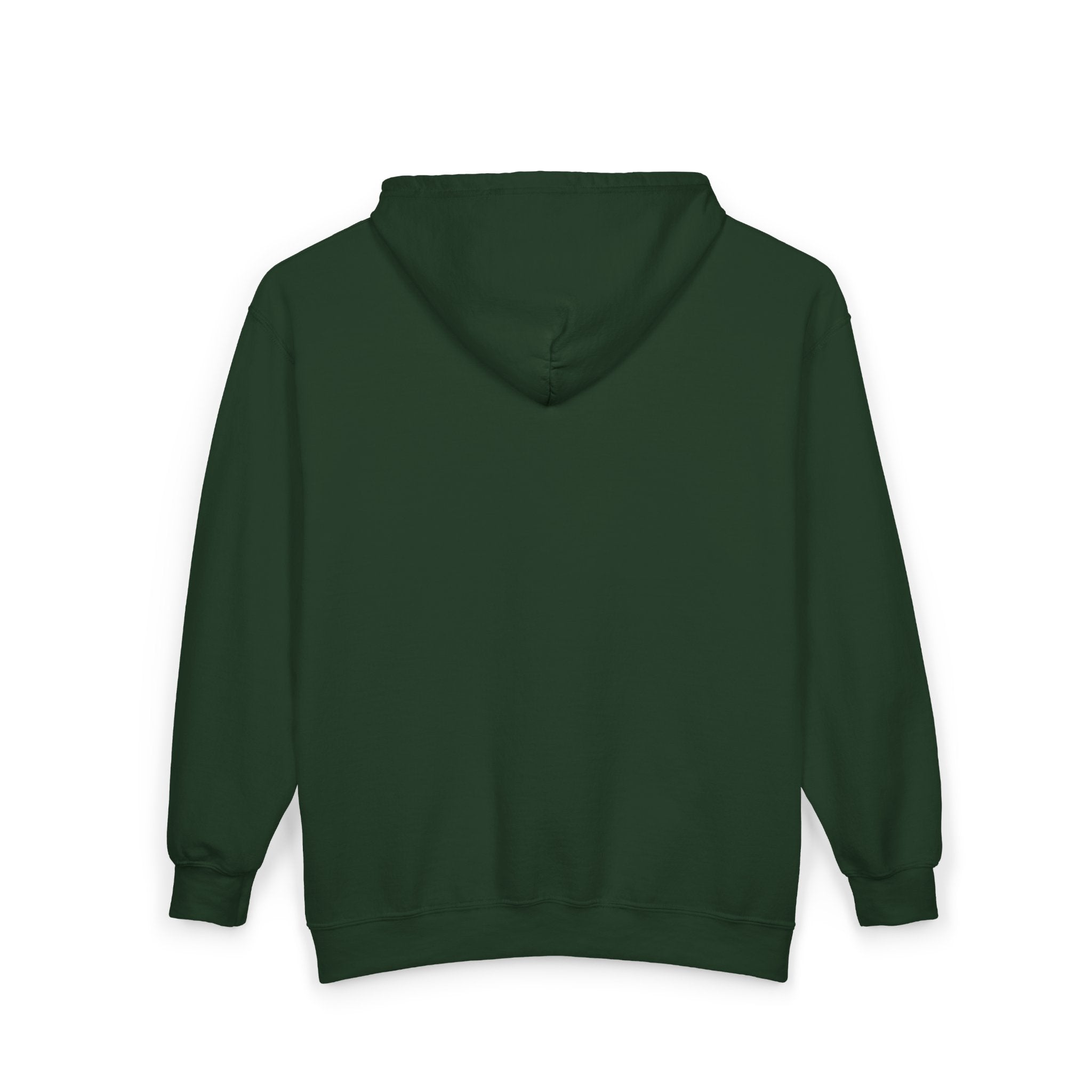 Plain White Full-Zip Hoodie