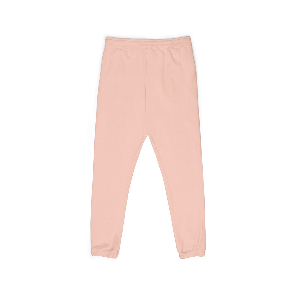 Fleece Sweatpants — Minimal Leaf Graphic Joggers