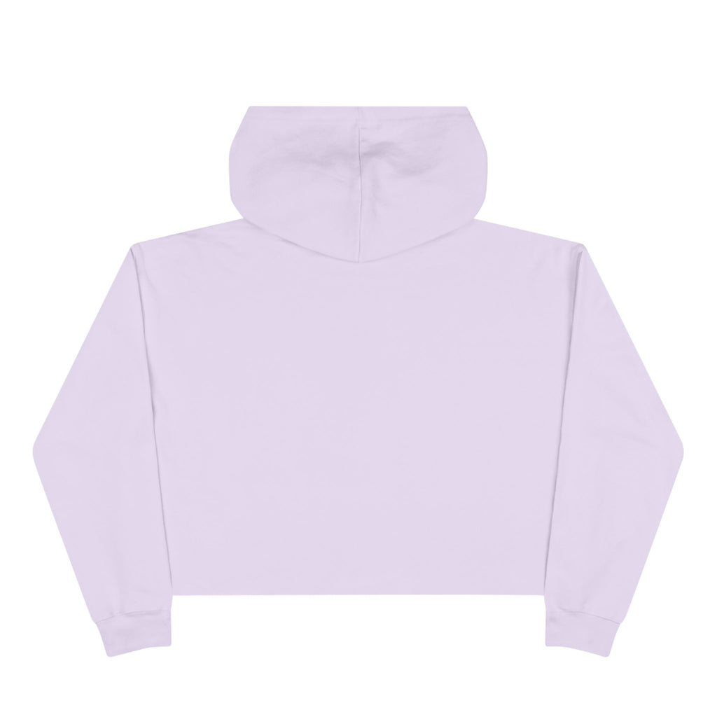 Cropped Hoodie — Minimal Monochrome Graffiti Logo