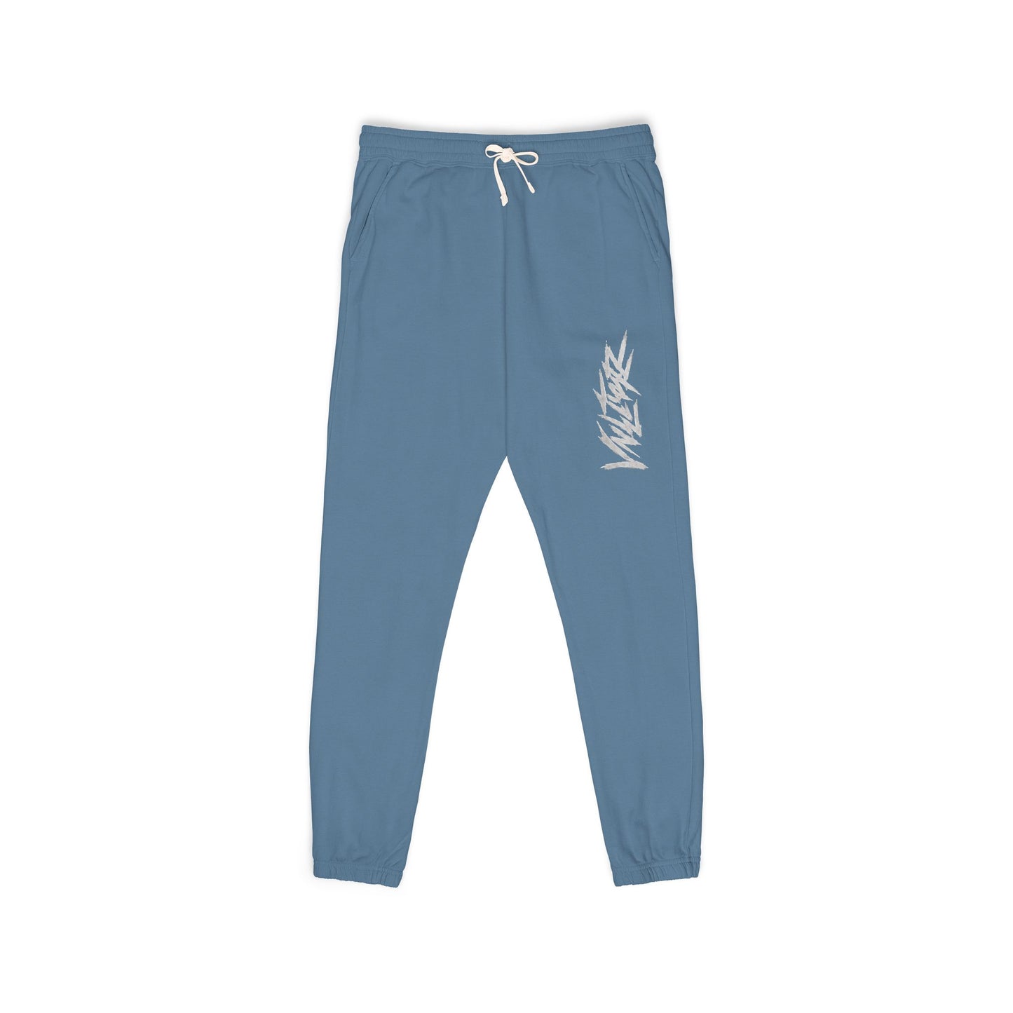 Fleece Sweatpants — Minimal Leaf Graphic Joggers