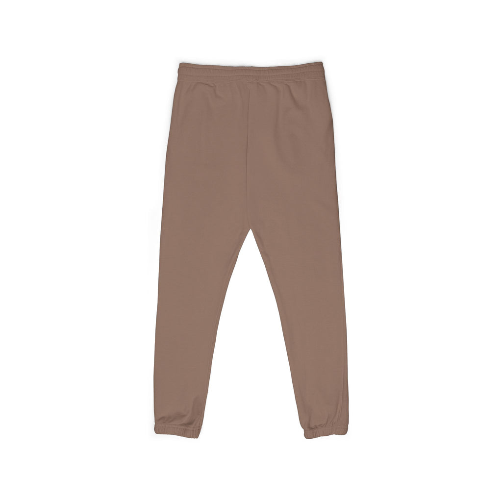 Fleece Sweatpants — Minimal Leaf Graphic Joggers