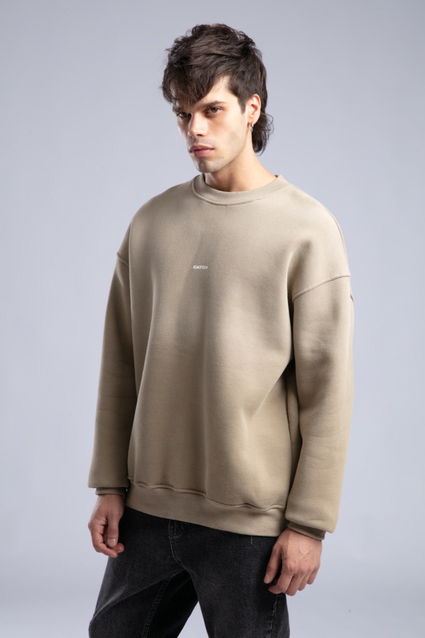 CATCH Oversized Unisex Sweatshirt – Minimal Streetwear Studio Collection